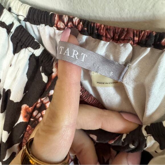 Tart Collection Multi-Color Snake Printnt Off Shoulder Blouse - Picture 2 of 6